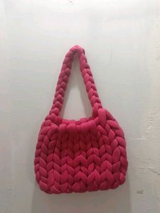 Chunky Knit Hand Bag