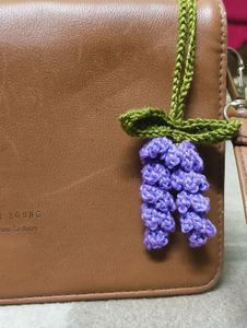 2 in 1 Handmade Crochet Hair Tie cum Keychain