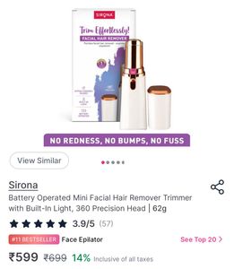 Sirona Hair Removal Device
