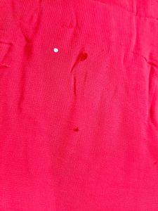 Red Embroidered Women's Straight Kurti | Elegant P