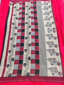 Elegant Black 🖤 Saree with Unique Design