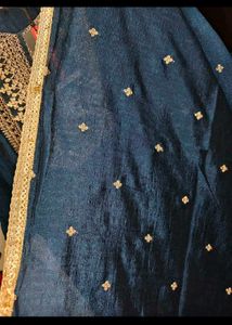 Elegant Teal Embroidered Kurta Set with Dupatta