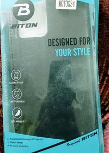 New With Tag Motog34 Back Cover