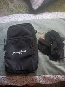 Stylish Black Playbags Crossbody Bag