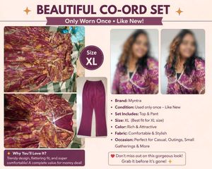 Beautiful Purple Co-ord Set - Like New!