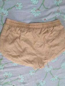 Peach Drawstring Shorts