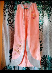 Beautiful Peach Party Dress