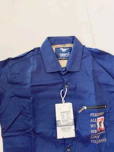 Men's Royal Blue Casual Shirt