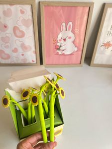 stationary sunflower pen