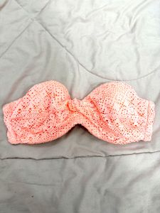 H&M Peach Lace Bikini Top
