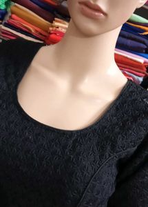 Chikan Black Prince Cut Blouse