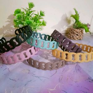 Chunky Chain Headbands - Colorful &amp; Trendy!