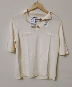 Trendy New Beige Summer Top For Women