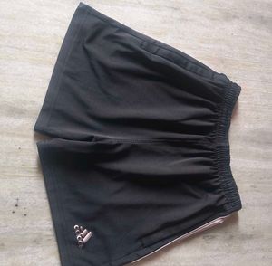Adidas Black Running Shorts and tshirt