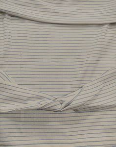 Blue Striped Off-Shoulder Top