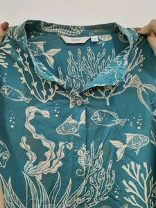 Life Print Dress with belt