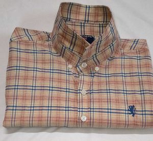 Men's Classic Plaid Button-Down Shirt