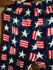 length 36,American Flag Pattern Fleece Pants