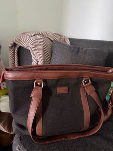 Stylish Brown Zouk Handbag