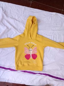 Yellow Butterfly Hoodie