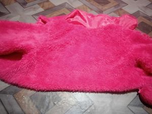 Adorable Pink Faux Fur Jacket for Girls