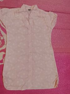 Chic Pink Floral Blouse Top