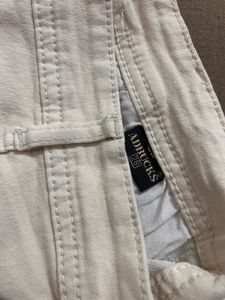 Beige Cargo Jeans