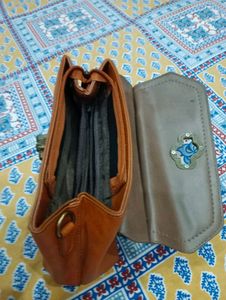 Chic Two-Tone Satchel Bag