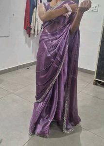 Elegant Purple Saree