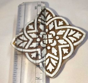 Vintage Wooden Block Printing Tool