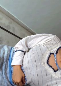 Elegant Striped Kurta trouser duppta Set