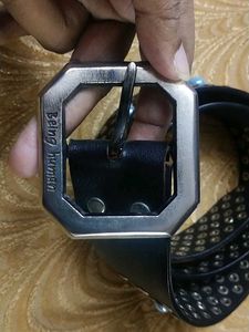 Being Human Blue Stone Belt Pure Leather