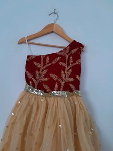 Cream Embroidered Frock (Girl's)