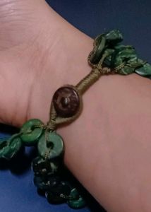 Green Beaded Bracelet