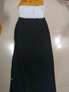Color Block Maxi Dress, onepiece