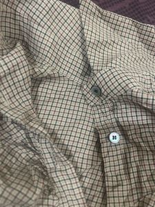 Chic Checked Long-Sleeve Blouse