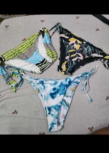3 Pairs Bikini Bottoms