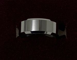 Unisex Silver Toned Band Ring