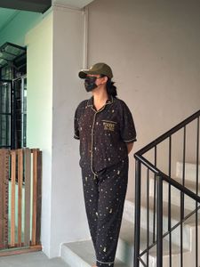 Cozy Star Print Pajama Set( Harry Potter)