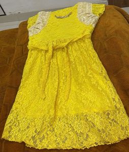 Yellow Lace Dress