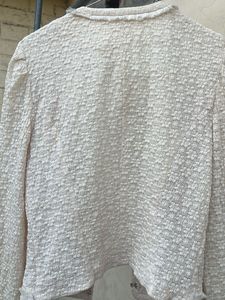 Chic Textured Cropped Jacket