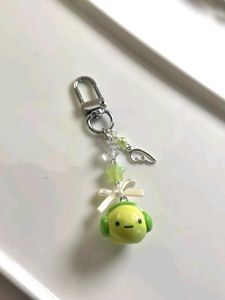 🌱 Cute Smiski Sprout Keychain 💚