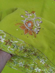 New Saree With Blouse Piece