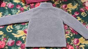 Cozy Grey Fleece Jacket