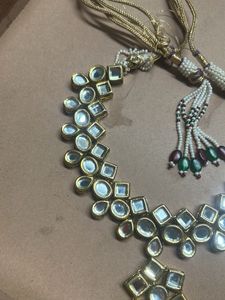 Elegant real Kundan Necklace Set