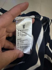 Ralph Lauren Navy &amp; White Striped Polo Dre