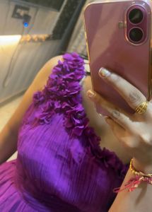 Stunning Purple One-Shoulder Dress 👗