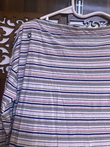 Striped Long Sleeve Top Size 42