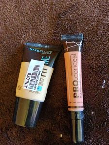Maybelline Fit Me Foundation & LA Girl Pro Conceal