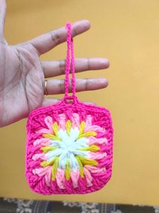 handmade crochet Earpod pouch